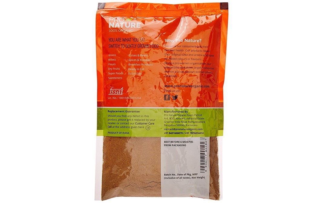 Pro Nature Organic Cumin Powder    Pack  250 grams